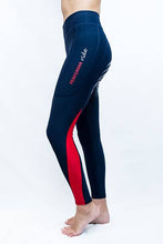 Load image into Gallery viewer, Performa Ride Colour Block Riding Tights