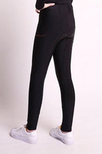 Load image into Gallery viewer, Performa Ride Youth Black Spark Winter Riding Tights