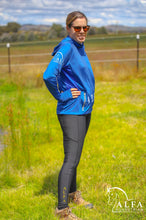 Load image into Gallery viewer, Alfa Equestrian Ladies Endurance Tights - BLACK AND GOLD