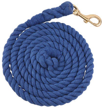 Load image into Gallery viewer, Zilco Cotton Rope Lead - Brass Snap