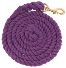 Load image into Gallery viewer, Zilco Cotton Rope Lead - Brass Snap