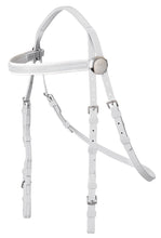 Load image into Gallery viewer, Rosette Race Bridle (White Trim)