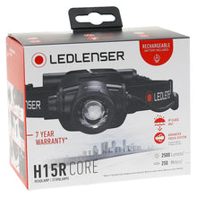 Load image into Gallery viewer, Ledlenser H15R Core Series Rechargeable Headlamp