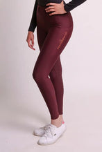 Load image into Gallery viewer, Performa Ride Burgundy Evolve Riding Tights