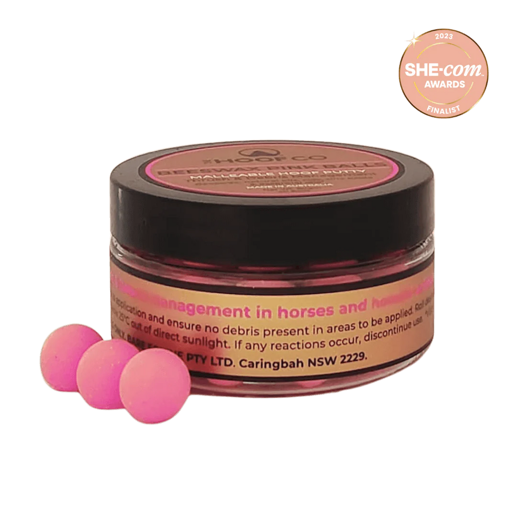 The Hoof Co. - Beeswax PINK Balls (Thrush Management)