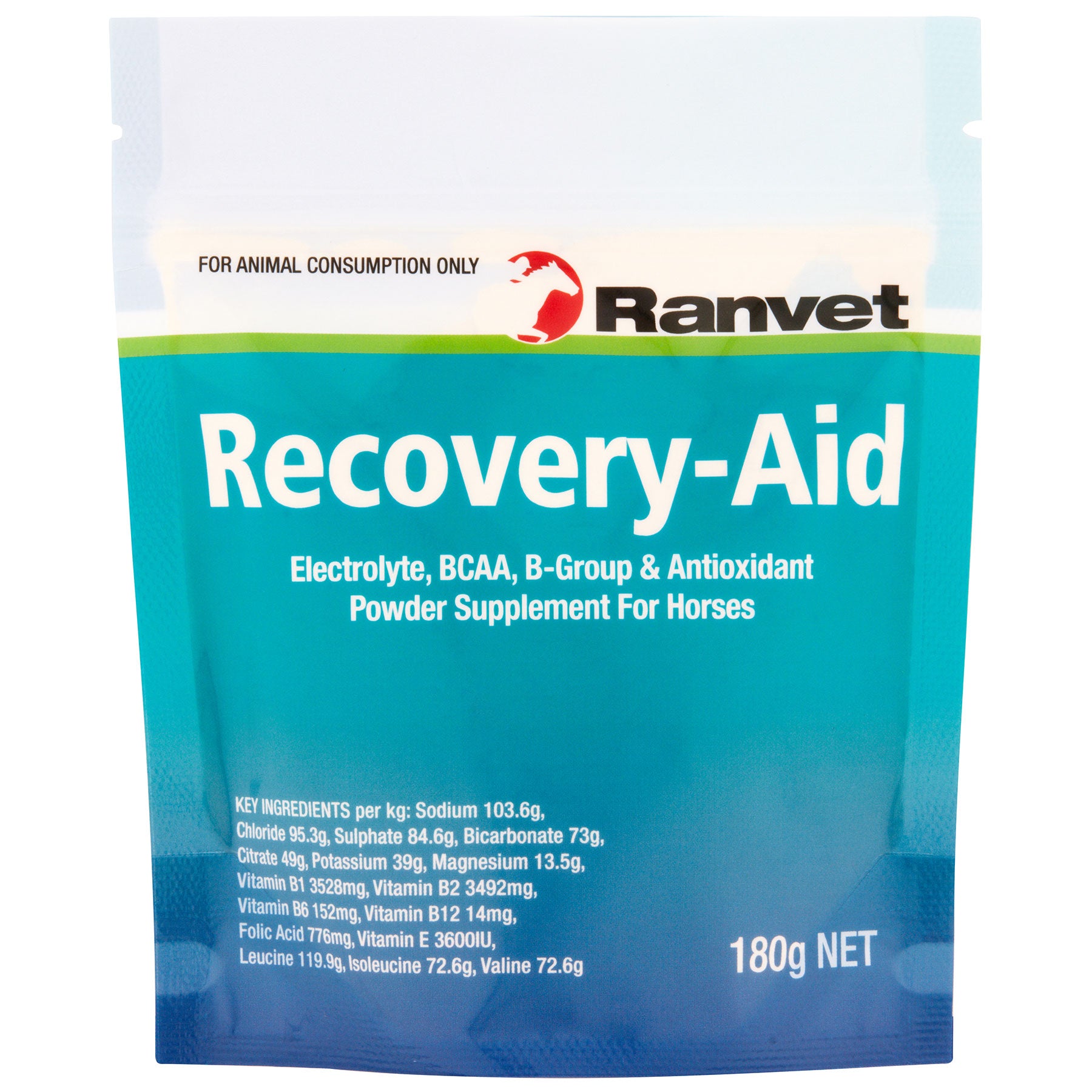 Ranvet Recovery Aid Powder 180g – Premium Blue