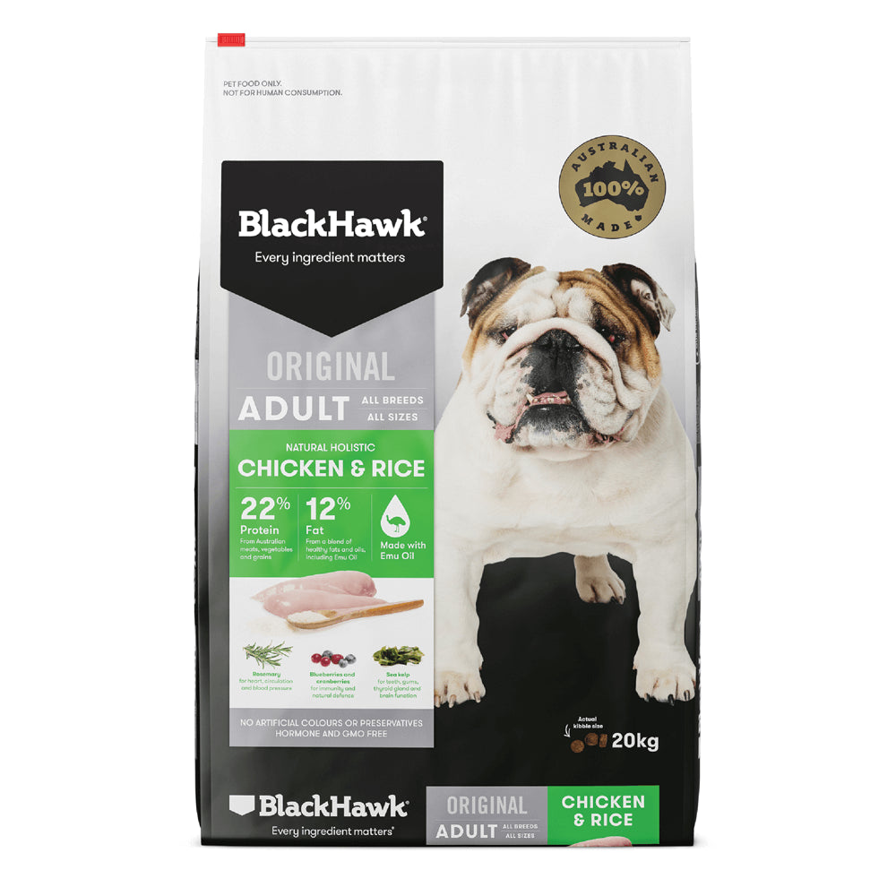 Black Hawk Adult Chicken & Rice 20kg