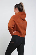 Load image into Gallery viewer, Performa Ride Chestnut Half Zip Hoodie
