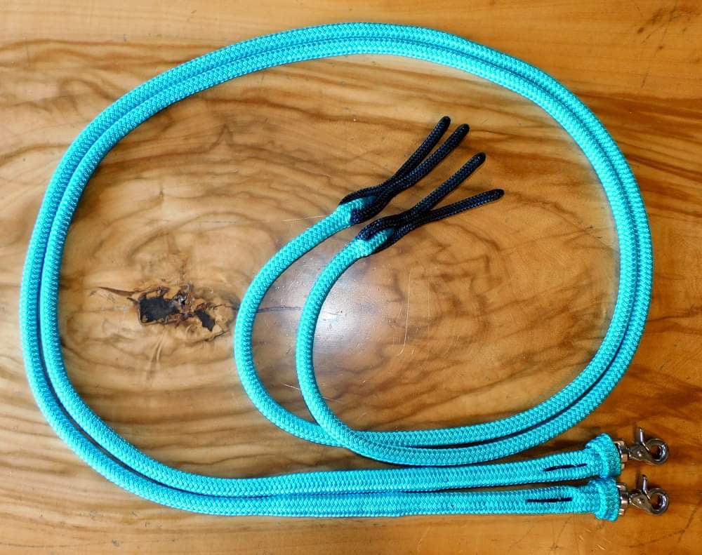Split Rope Reins – Premium Blue