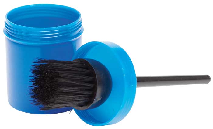 PVC Hoof Brush and Bottle