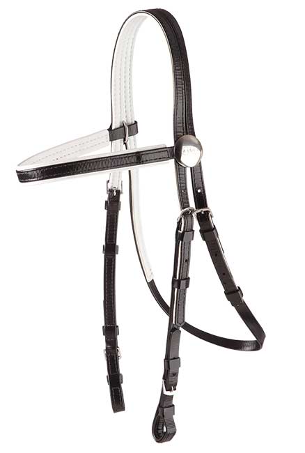 Race Bridle with White Trim