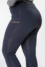 Load image into Gallery viewer, Performa Ride Navy Spark Riding Tights
